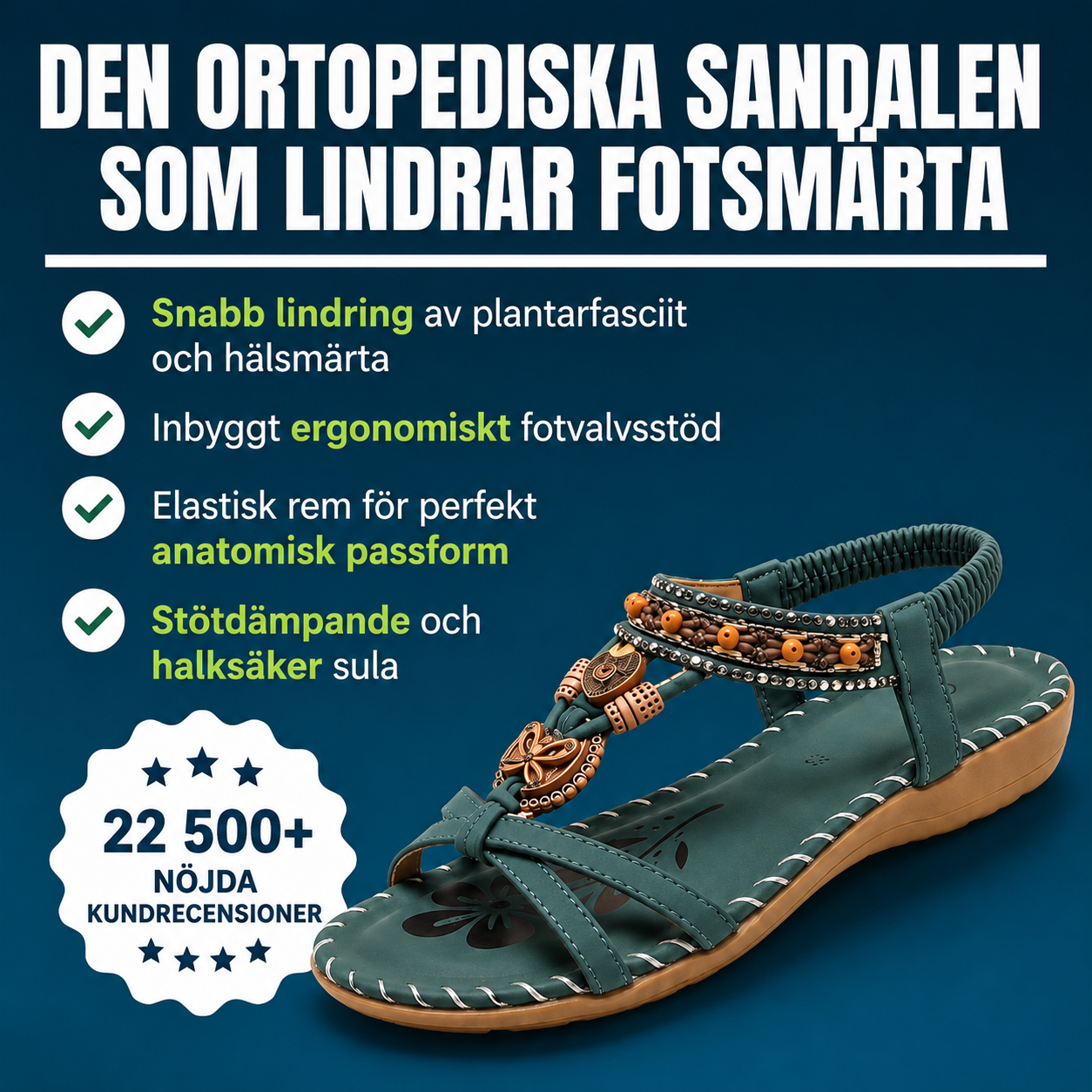 Nada ortopediska komfortsandaler