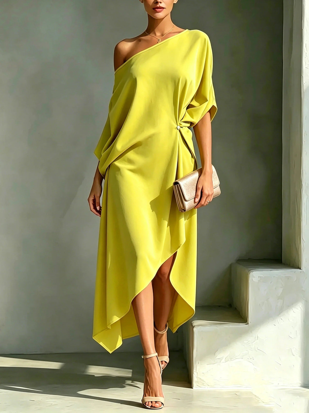 Camila │ Vestido Asimétrico