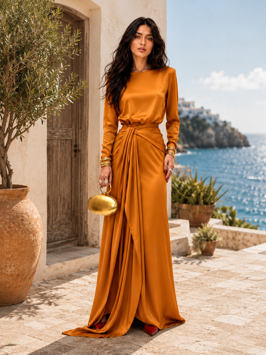 Andrea | Elegante abito lungo