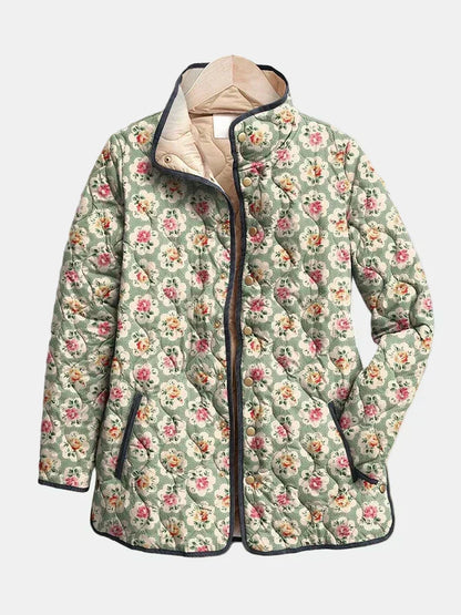 MARIACORTES| Veste Matelassée Tapisserie Fleurie Amélie