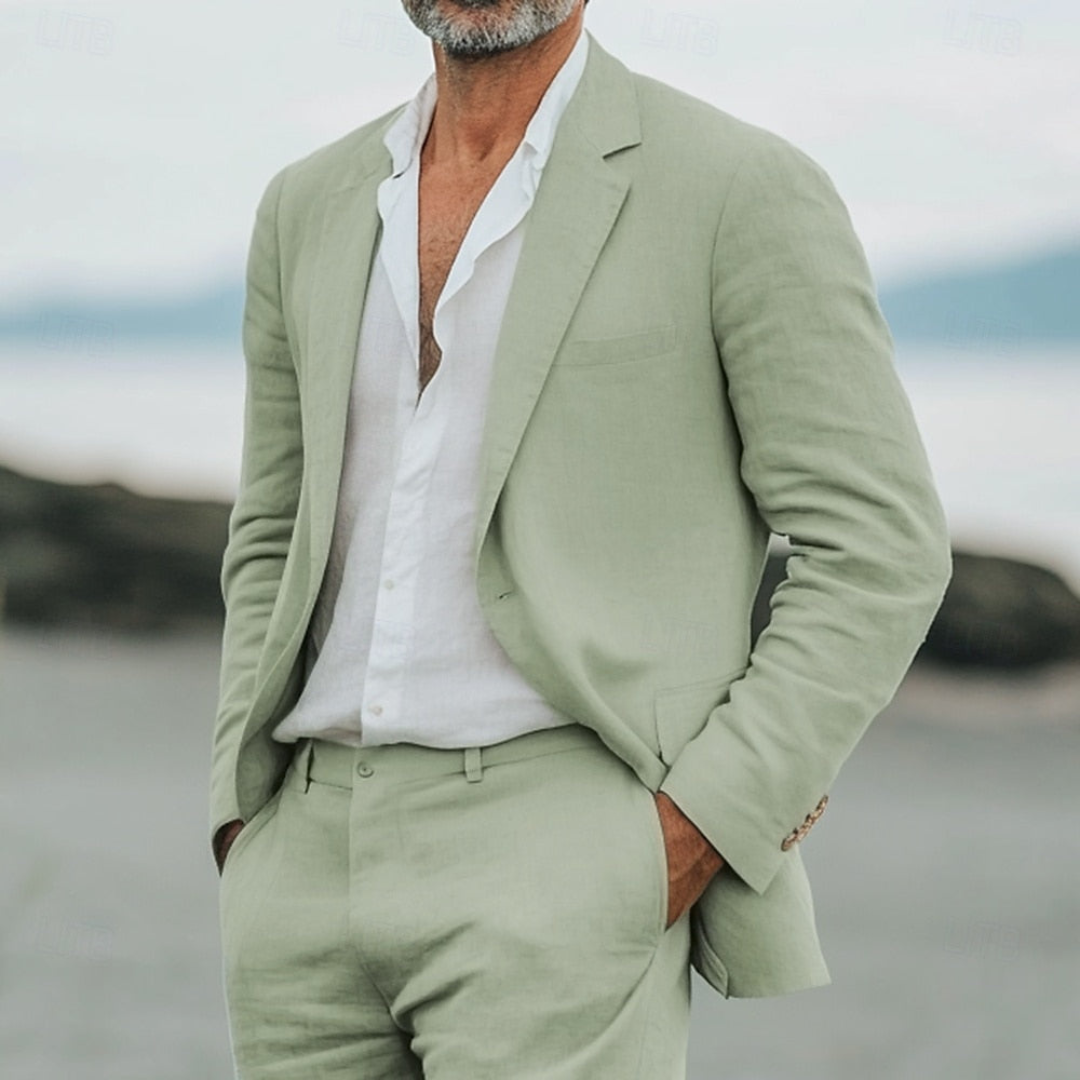 Carlos | Traje de Lino Hombre | Blazer y Pantalón