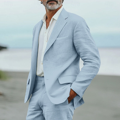 Carlos | Traje de Lino Hombre | Blazer y Pantalón