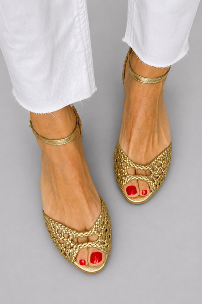 Sandalias con tira al tobillo