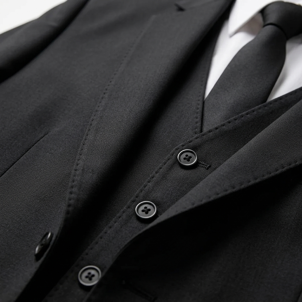 Dario | Traje Tres Piezas Hombre | Solapa de Muesca | Chaleco