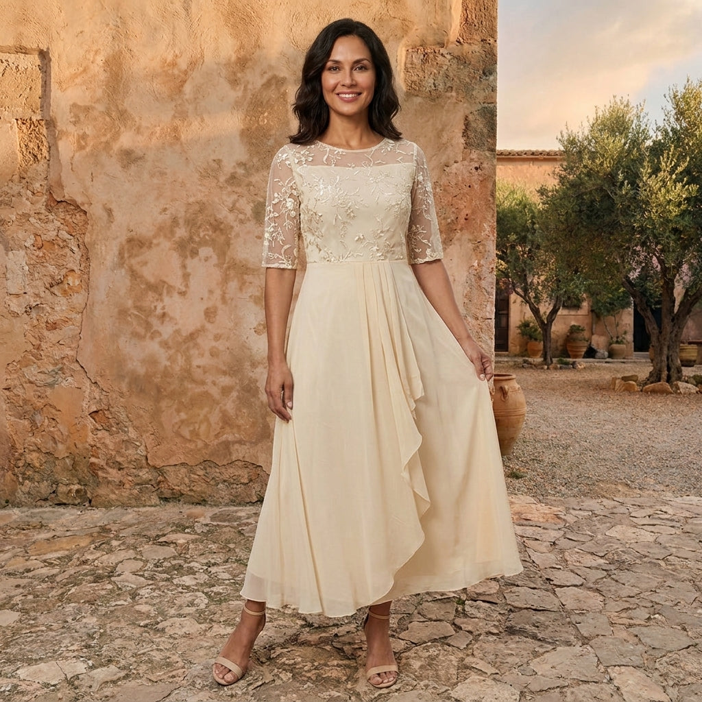 Vega | Vestido de Gasa Elegante