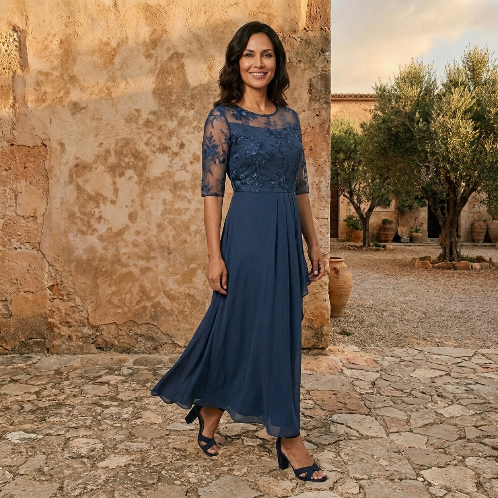 Vega | Vestido de Gasa Elegante