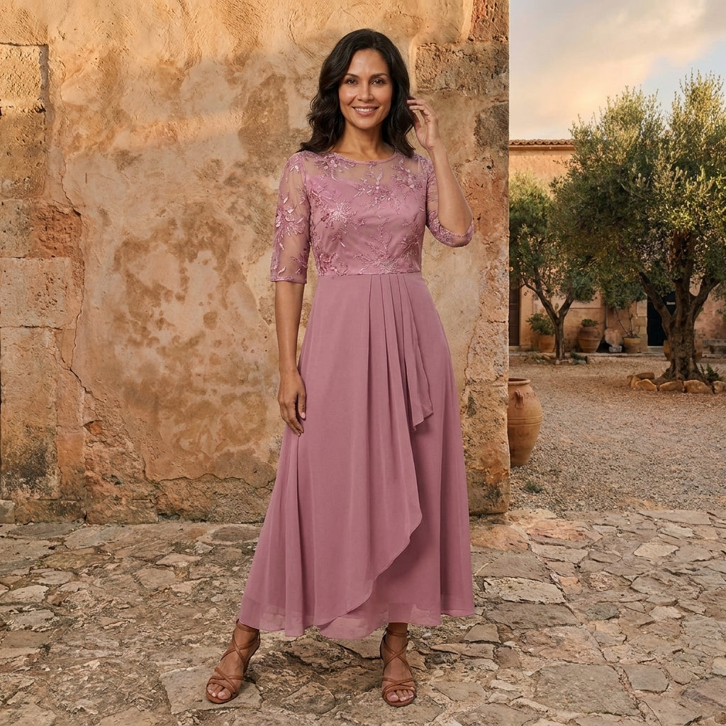 Vega | Vestido de Gasa Elegante