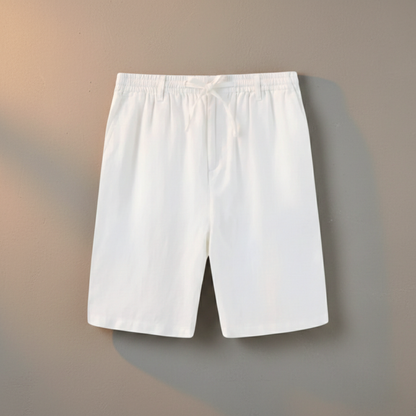 Sergio | Bermudas de Lino Hombre con Cintura Elástica y Cordón