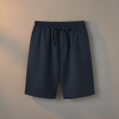 Sergio | Bermudas de Lino Hombre con Cintura Elástica y Cordón
