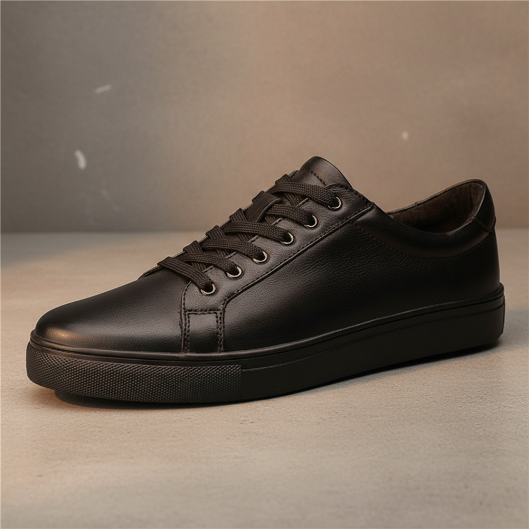 Sergio | Zapatos de Vestir Hombre Cordones Diseño Liso Suela Plana