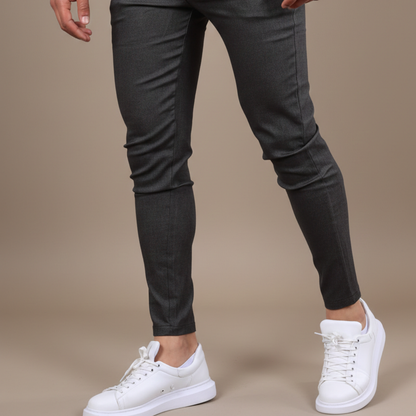 Unax | Pantalones Chinos Hombre Skinny Fit Tobillo Ajustado Bolsillos Laterales Trabillas