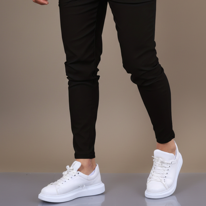 Unax | Pantalones Chinos Hombre Skinny Fit Tobillo Ajustado Bolsillos Laterales Trabillas