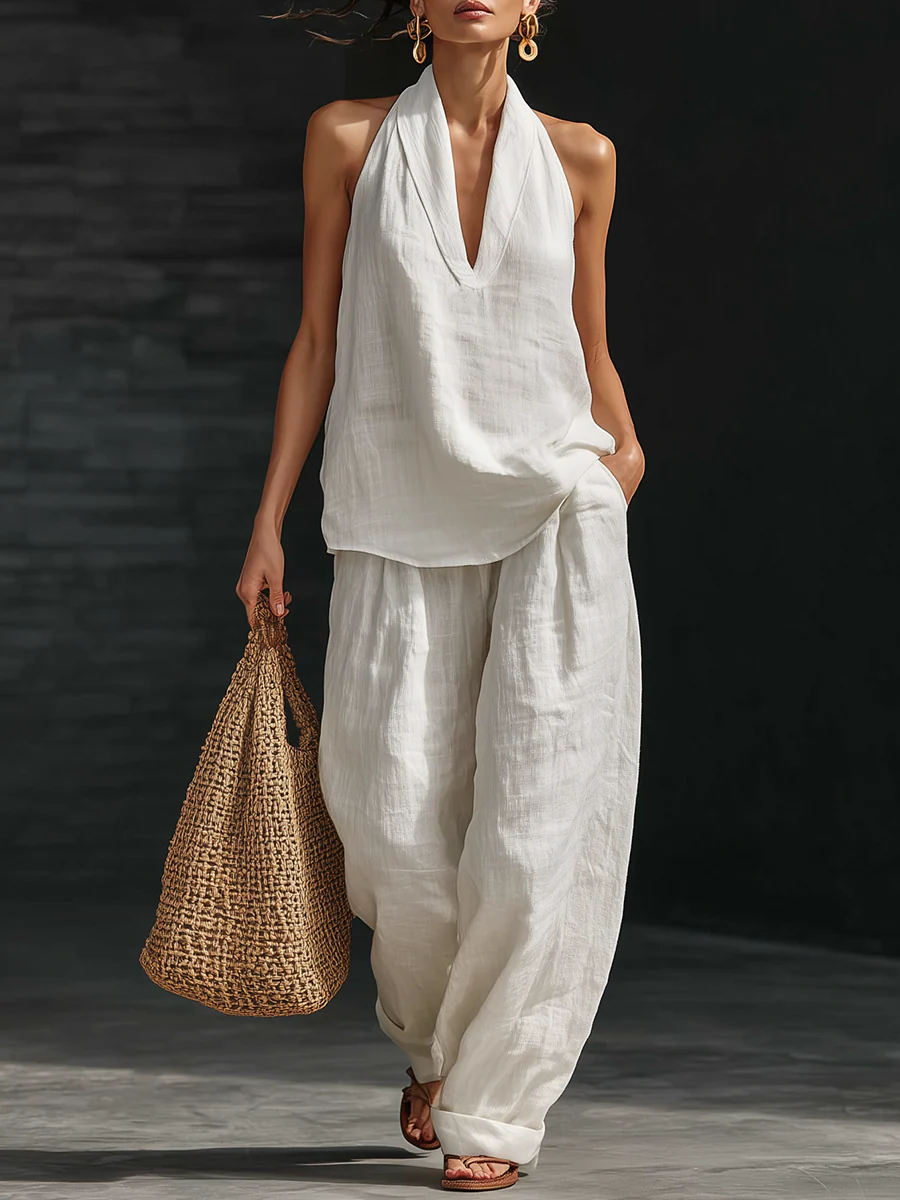 Zoë™ | Set senza maniche con pantaloni larghi