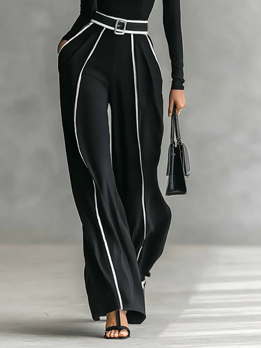 Vera™ | Set elegante con dettagli a contrasto