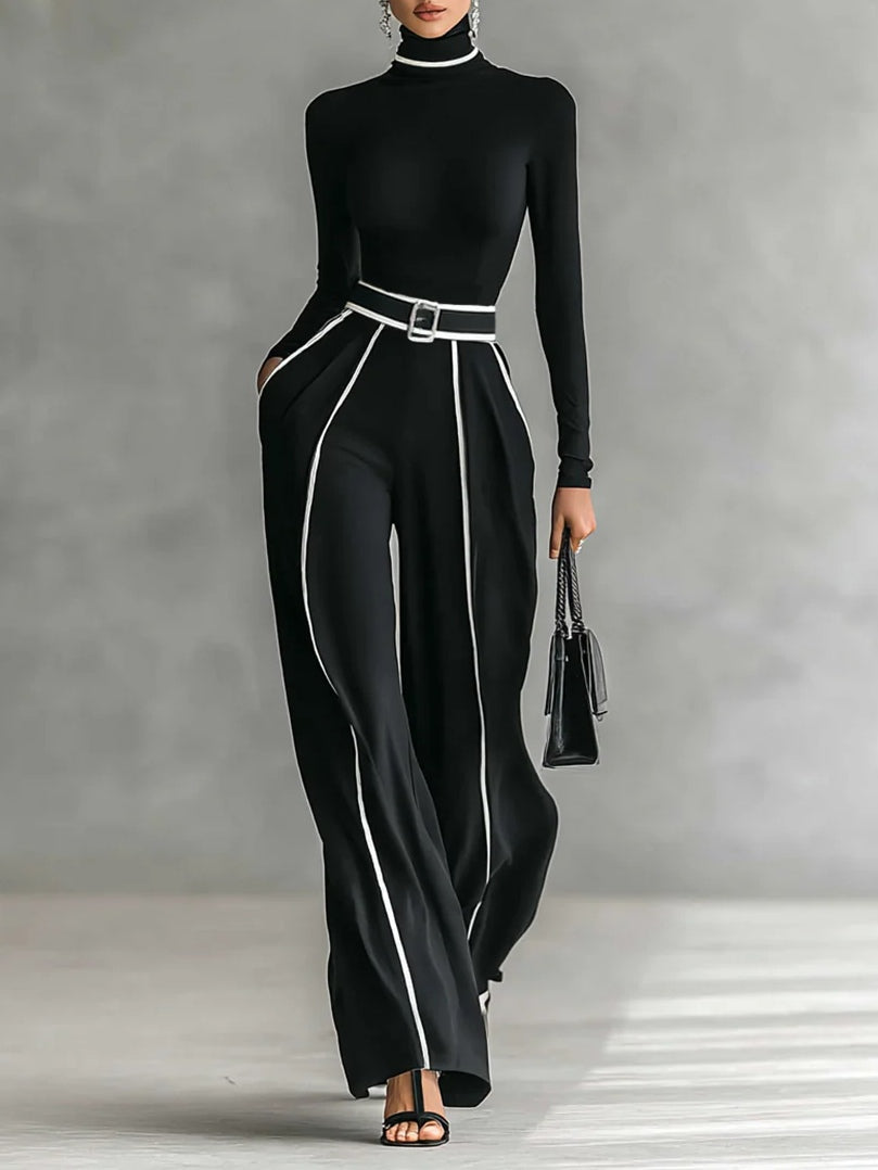 Vera™ | Set elegante con dettagli a contrasto