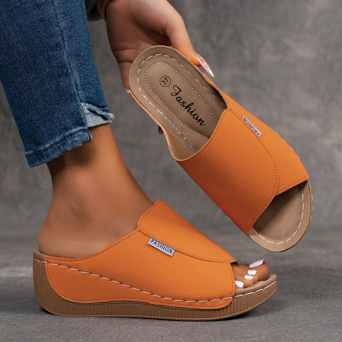 India Sandaler med fotvalvsstöd och komfort