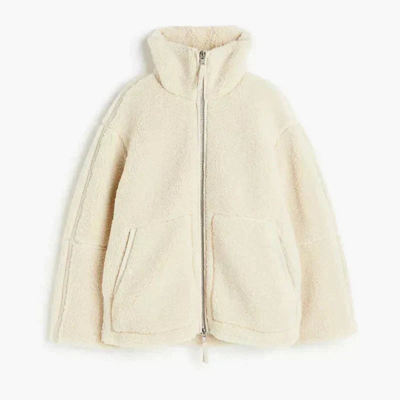 Silvana | Giacca Teddy Oversize Collo Alto