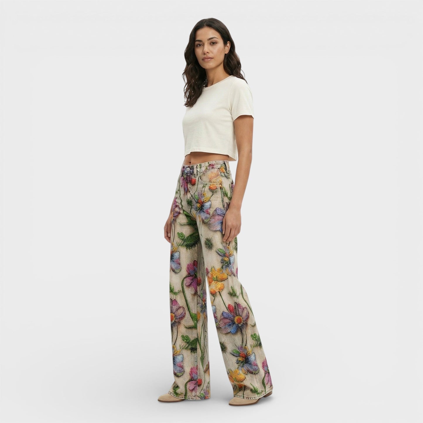 Vaqueros Baggy Mujer Pierna Ancha