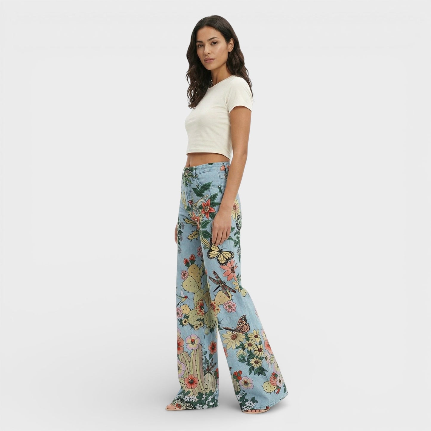 Vaqueros Baggy Mujer Pierna Ancha