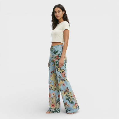 Vaqueros Baggy Mujer Pierna Ancha