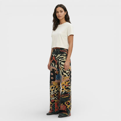 Vaqueros Baggy Mujer Pierna Ancha