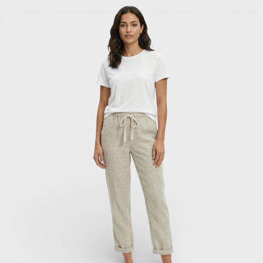 Pantalones Holgados Mujer Cintura Elástica