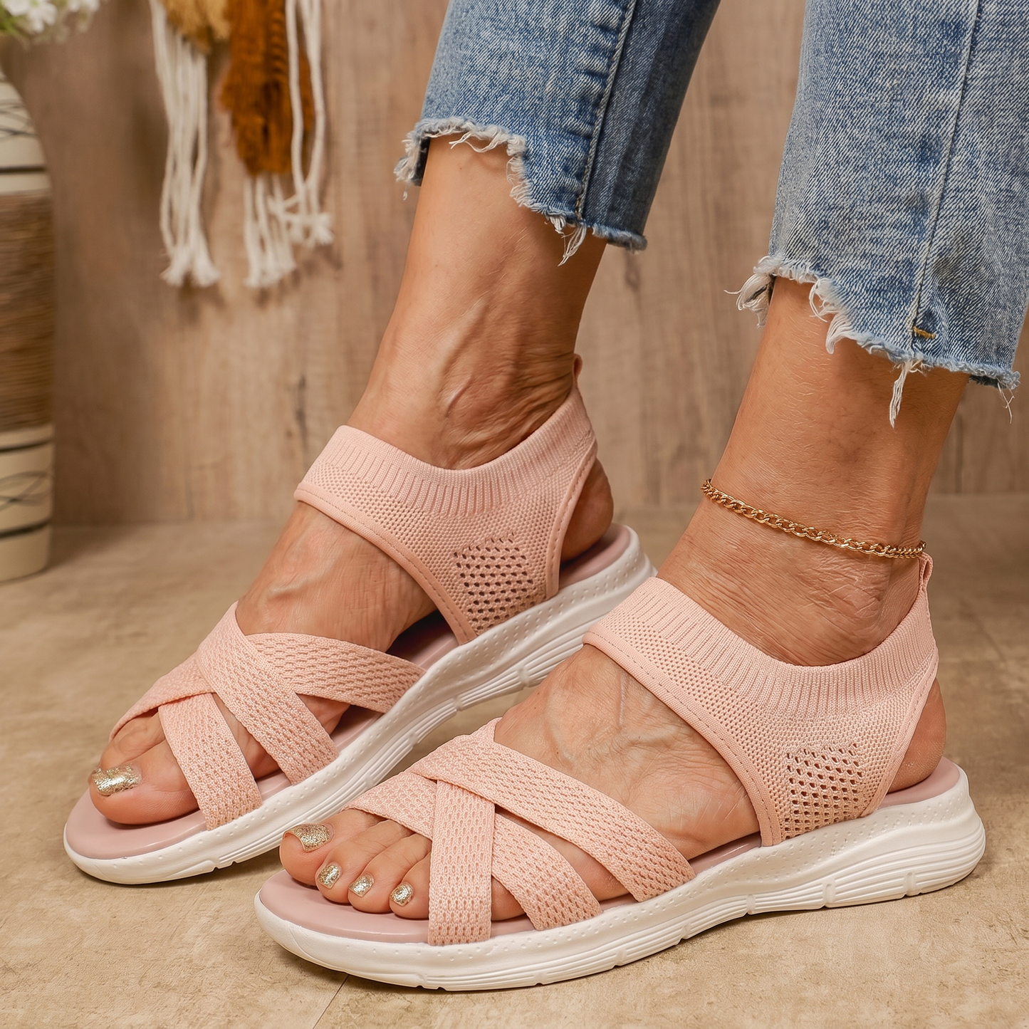 ErgoLina Ortopediska Bekväma Sandaler