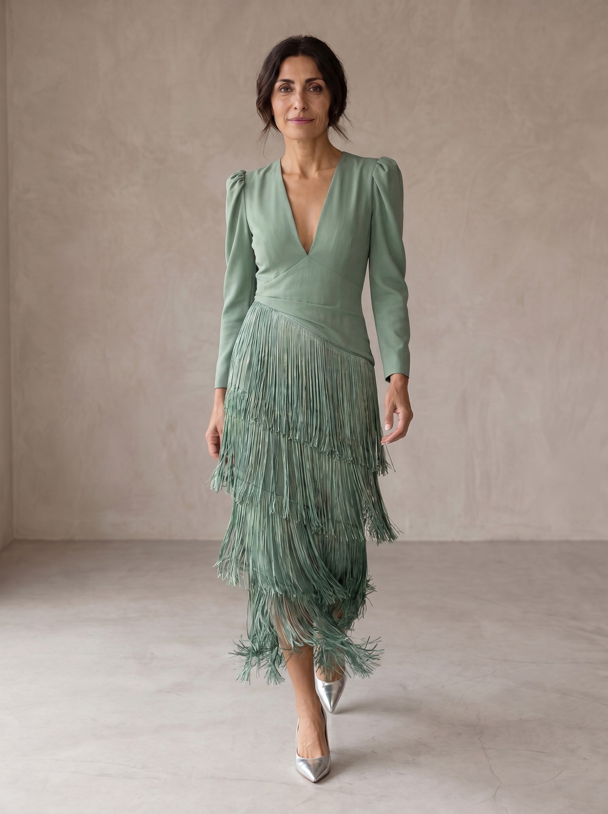 Chiara | Vestido con Flecos