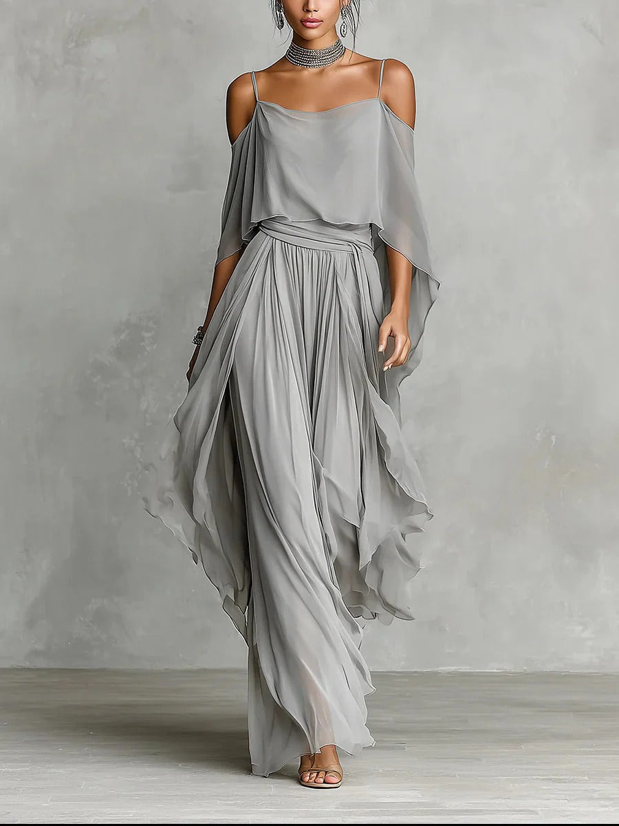 Isabela | Set Fluido Grigio