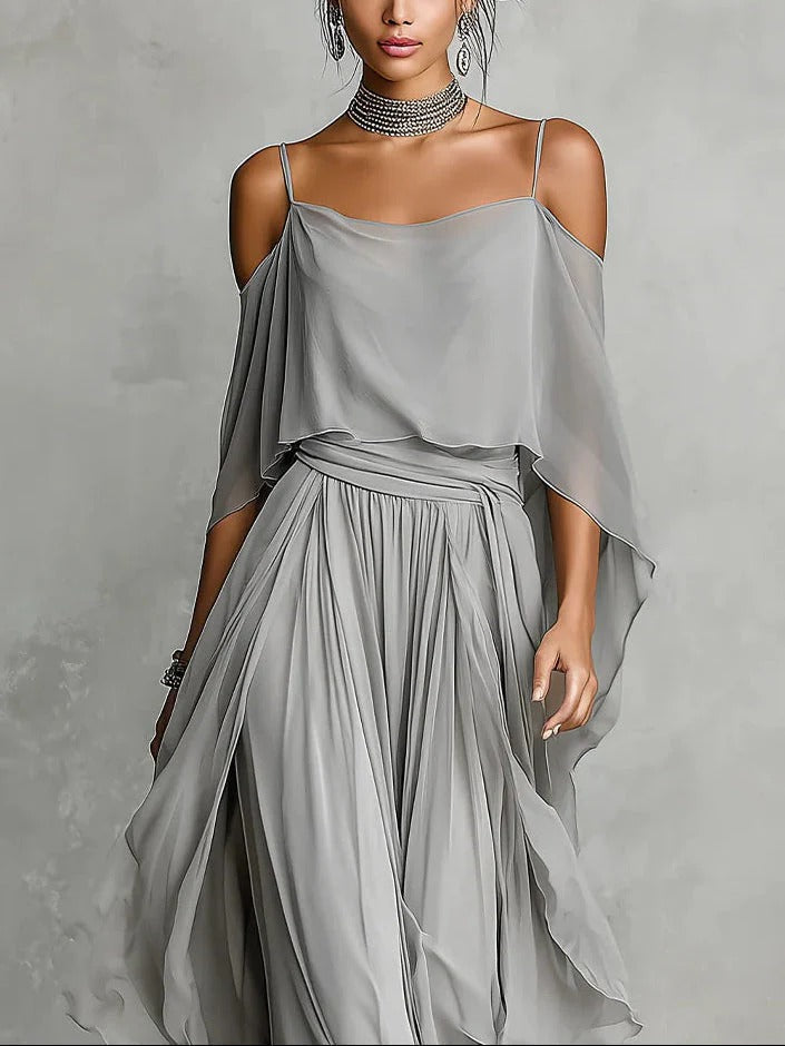 Isabela | Set Fluido Grigio