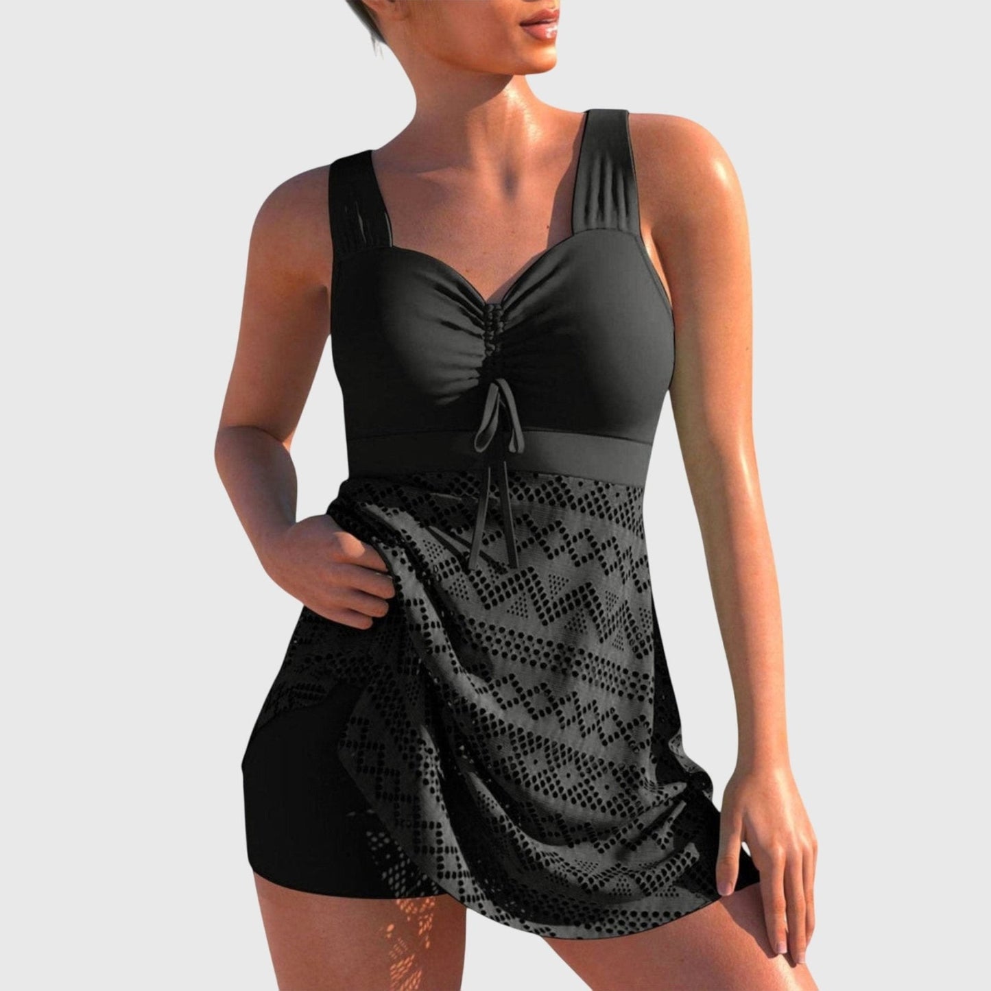 Isabel - Tankini med Kjol Ibiza