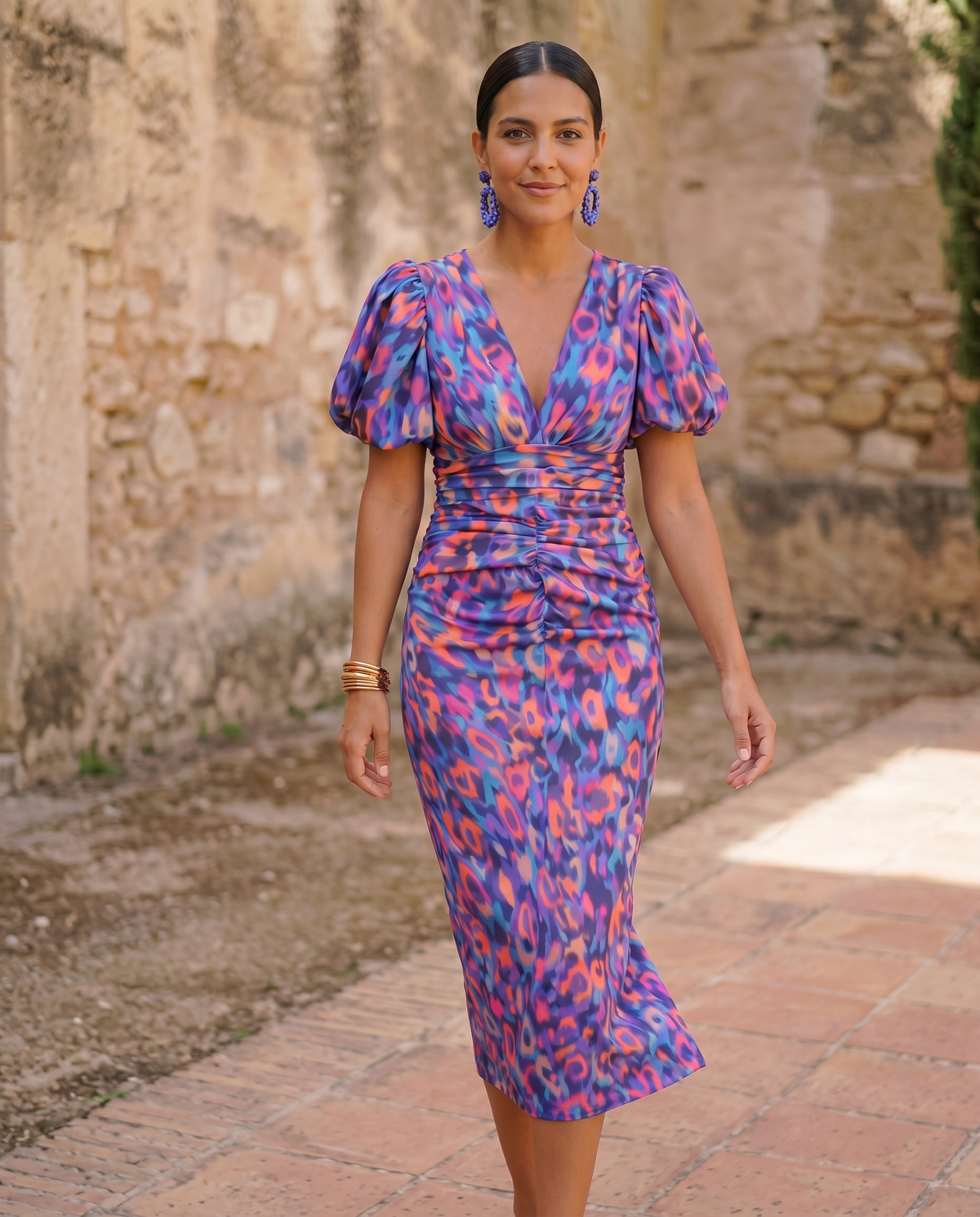 Carla | Vestido Midi Floral