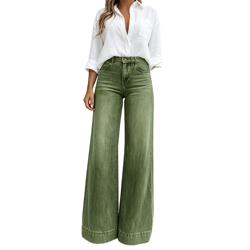 Lucia | Jeans a gamba larga effetto allungante